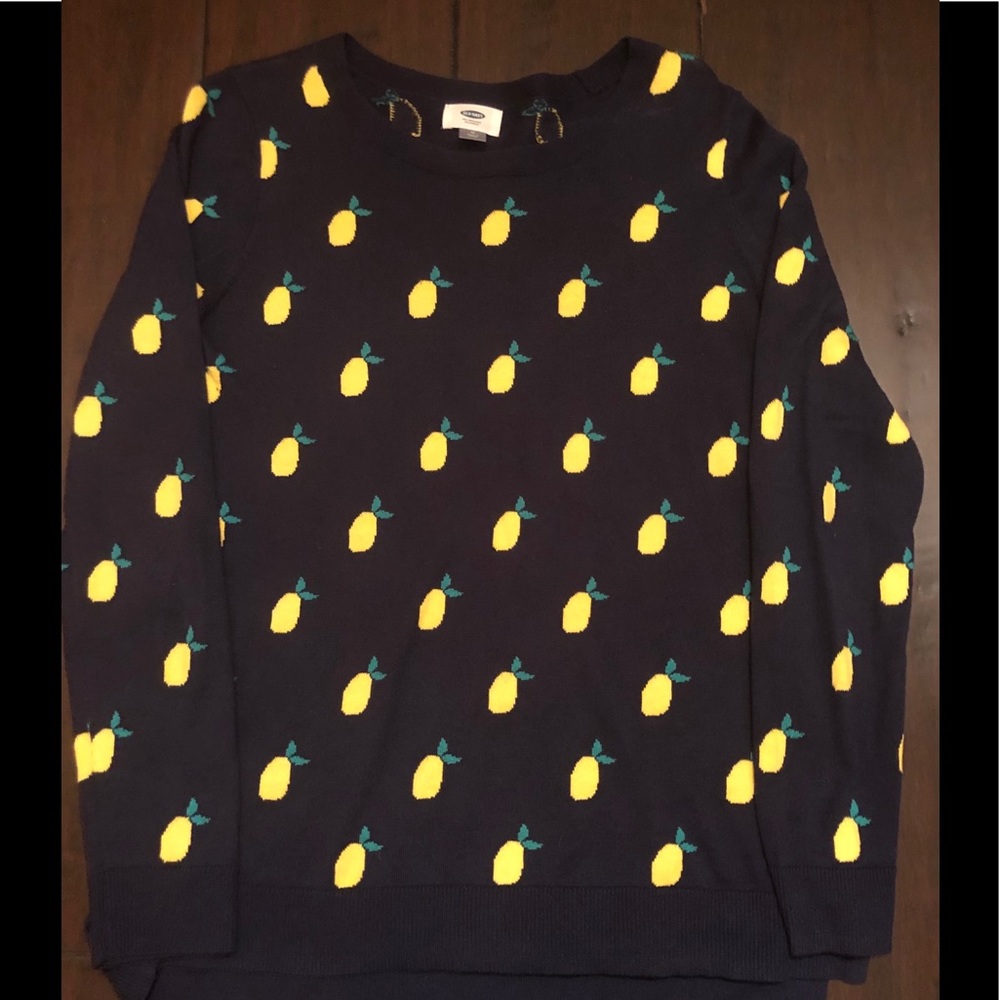 Old Navy lemon sweater